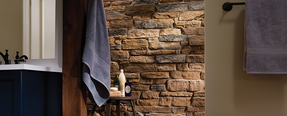 Incorporating Manufactured Stone Veneer In Your Home - Brick Stone Veneer For Interior Walls